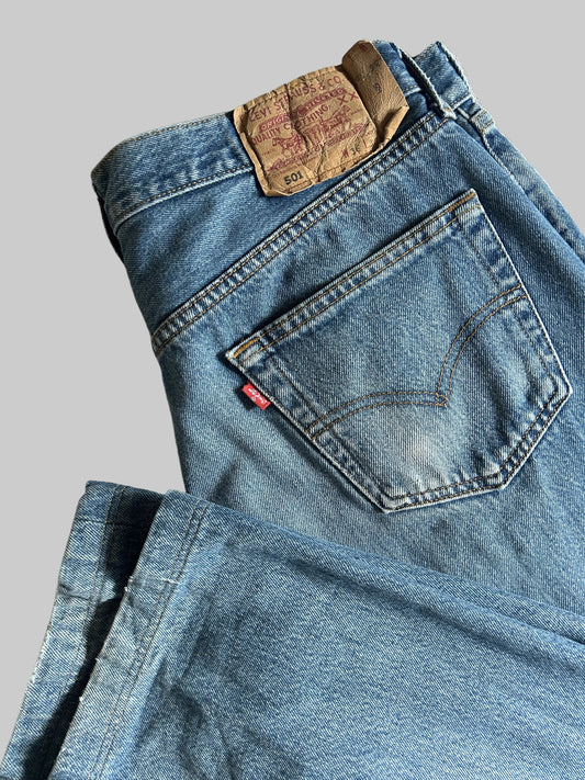 Jean Levi's 501 Vintage – Coupe Droite – Bleu – W36 – Raccourci