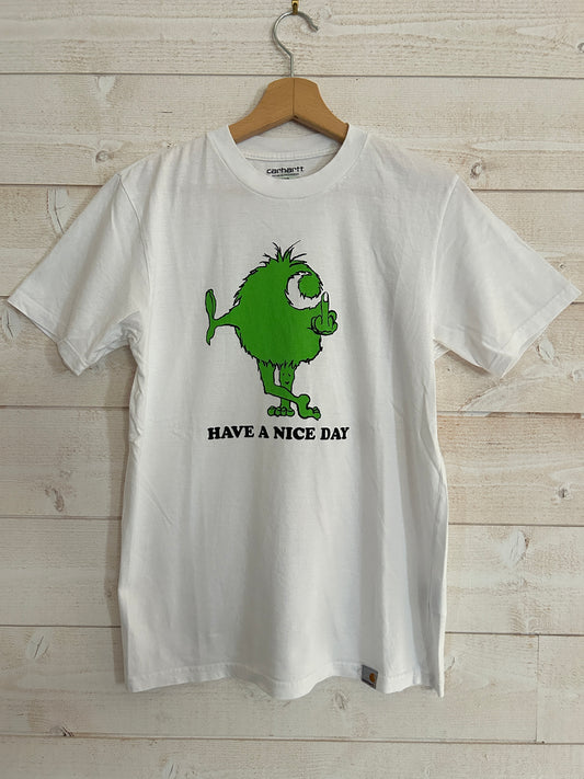 T-shirt Graphique "Have A Nice Day" • CARHARTT WIP • Taille XS • Blanc