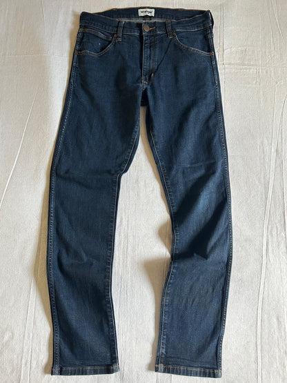 Jean Wrangler Larston – Coupe Slim – Bleu brut – W31 L34