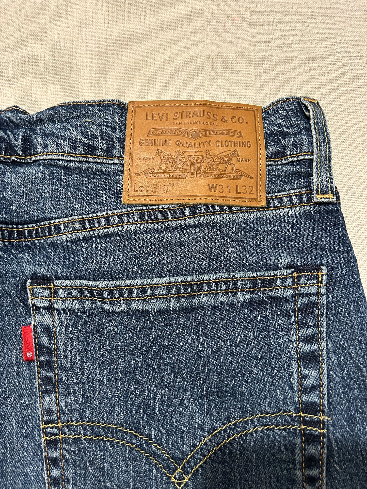 Levi's 510 – Jean Homme – W31 L30 – Bleu