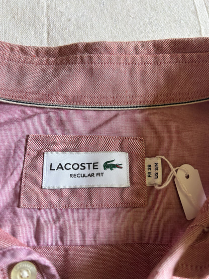 Chemise Lacoste Oxford – Coupe Regular Fit – Vieux rose – M