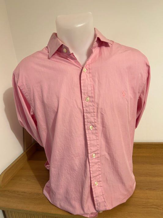 Chemise Ralph Lauren – Coupe Slim Fit – Rose clair – L / 42