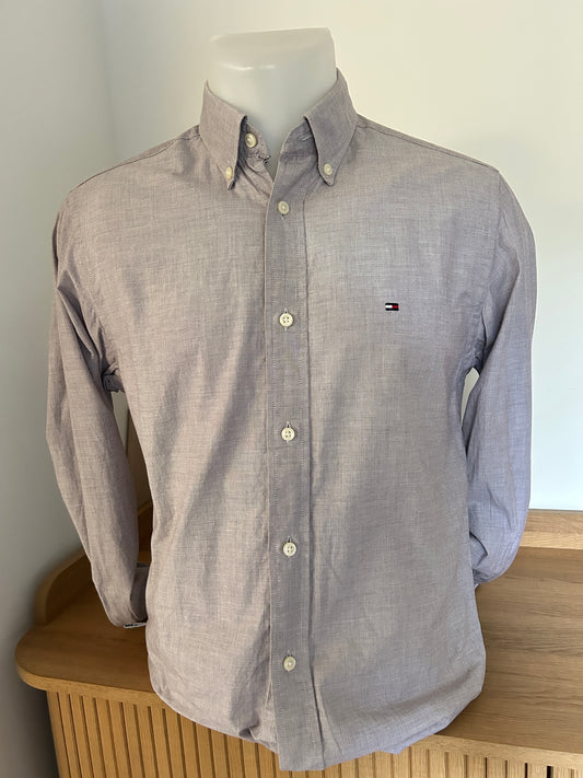 Chemise Tommy Hilfiger – Coupe Regular Fit – Gris clair – XS