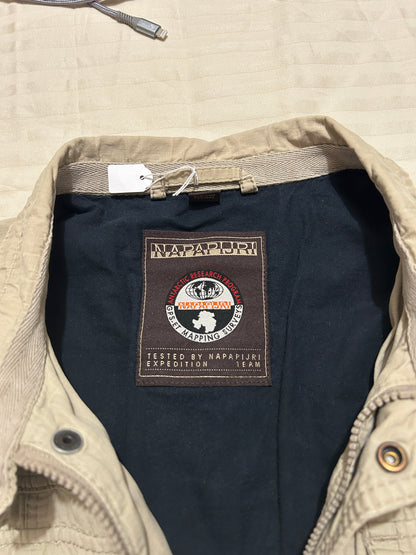 Veste Saharienne Napapijri Homme – Taille M Beige