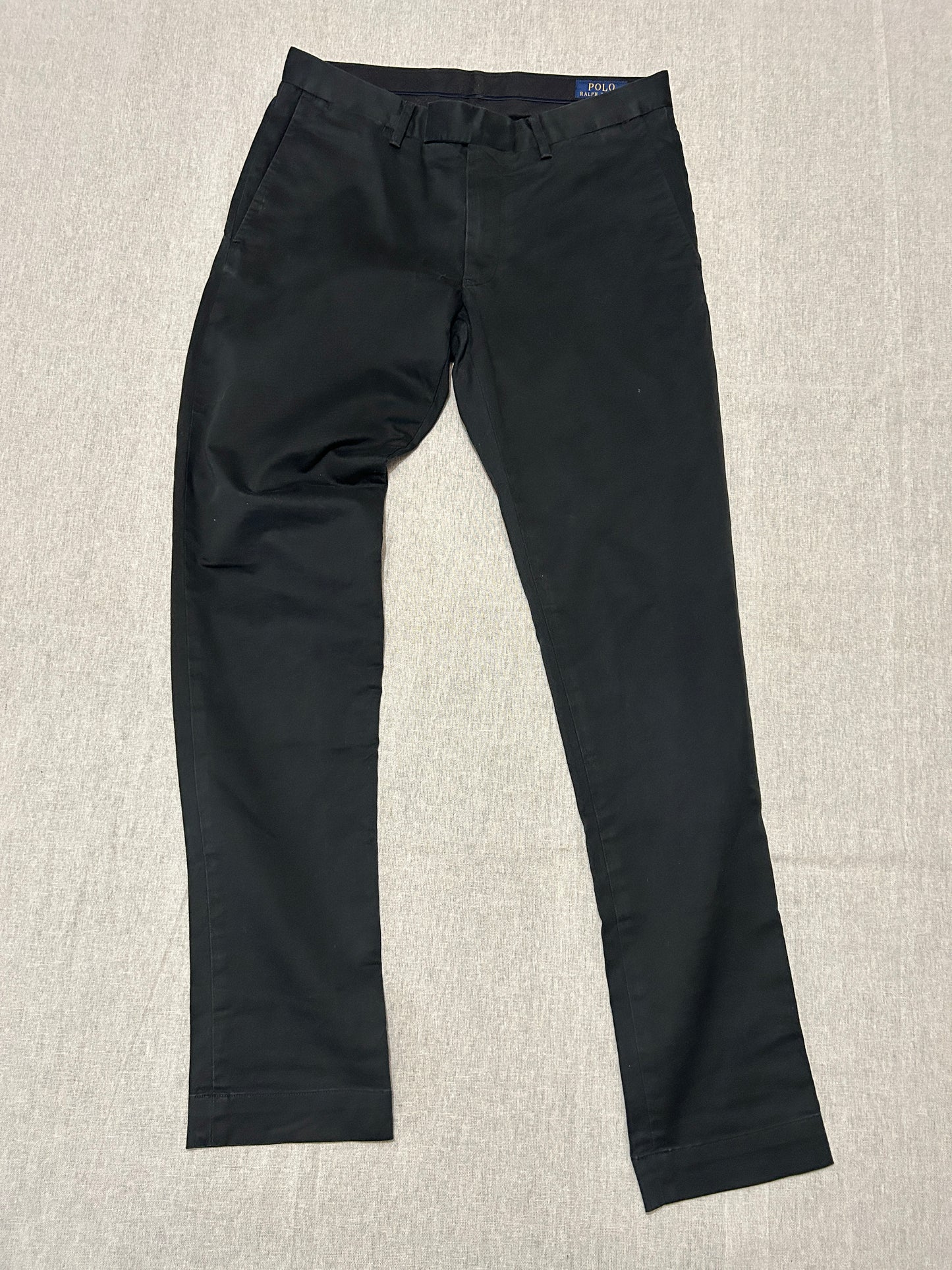 Pantalon Chino Stretch • POLO RALPH LAUREN • Taille W30/32 Slim Fit (M / 40) • Noir
