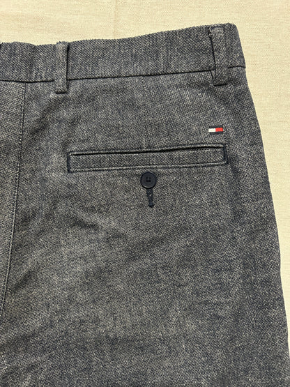 Pantalon Tommy Hilfiger – Chino Bleecker Slim Stretch Homme – W33 L32 – Bleu Marine