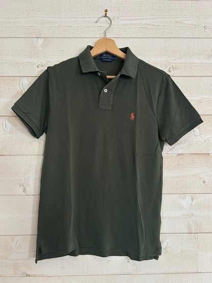 Polo Classique "Custom Slim Fit" • POLO RALPH LAUREN • Taille S • Vert Kaki / Olive