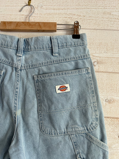 Short Workwear Multi-Poches • DICKIES • Taille W29 (S / 38 FR) • Bleu clair