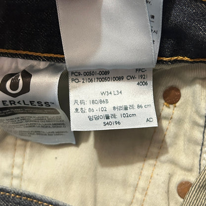 Levi's 501 – Jean Homme – W34 L34 – Bleu Brut