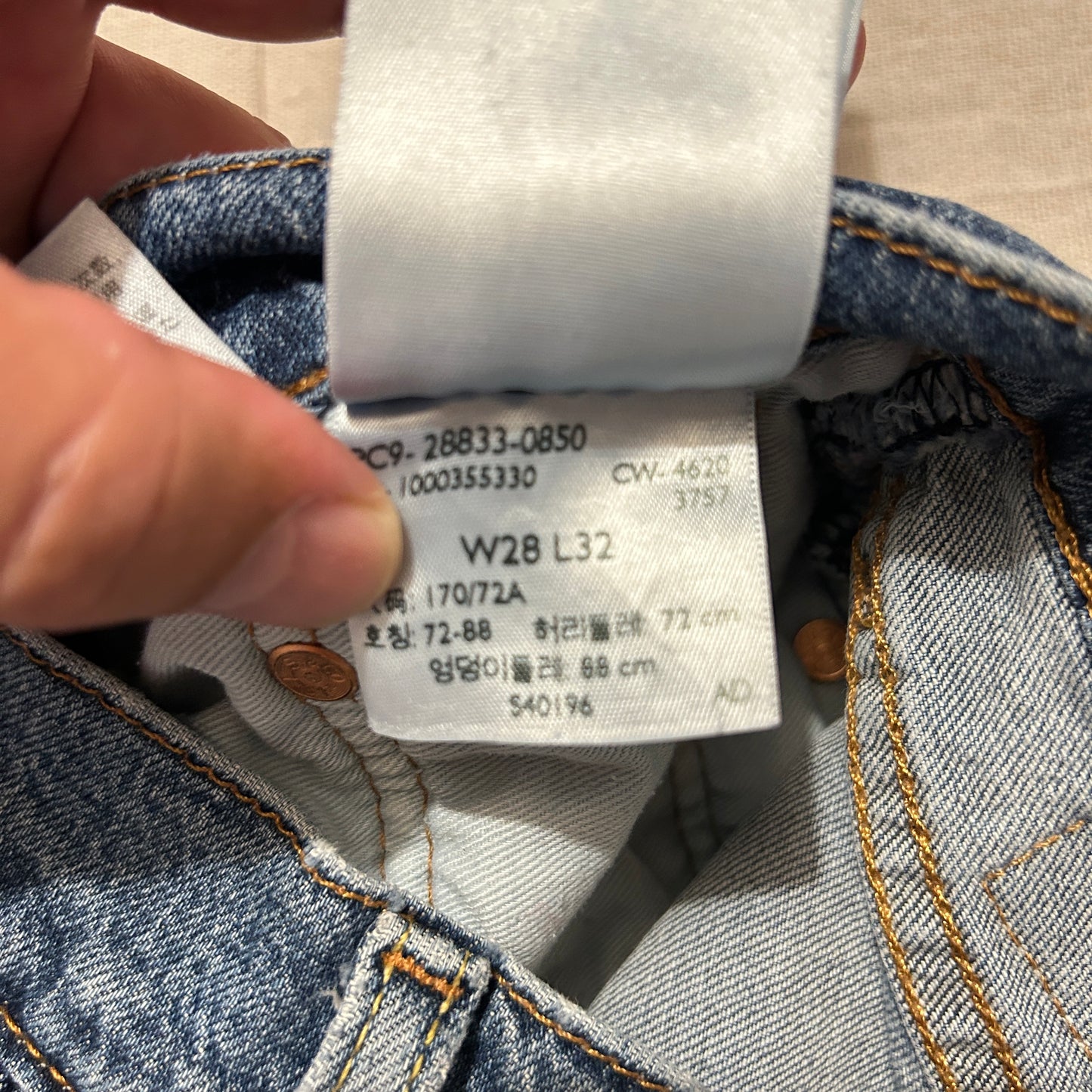 Jean Levi's 512 Slim Taper Bleu – Taille W28 L32