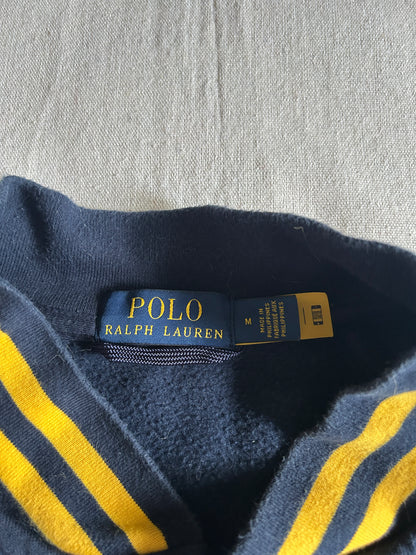Veste Teddy Polo Ralph Lauren – Bleu marine et jaune – M