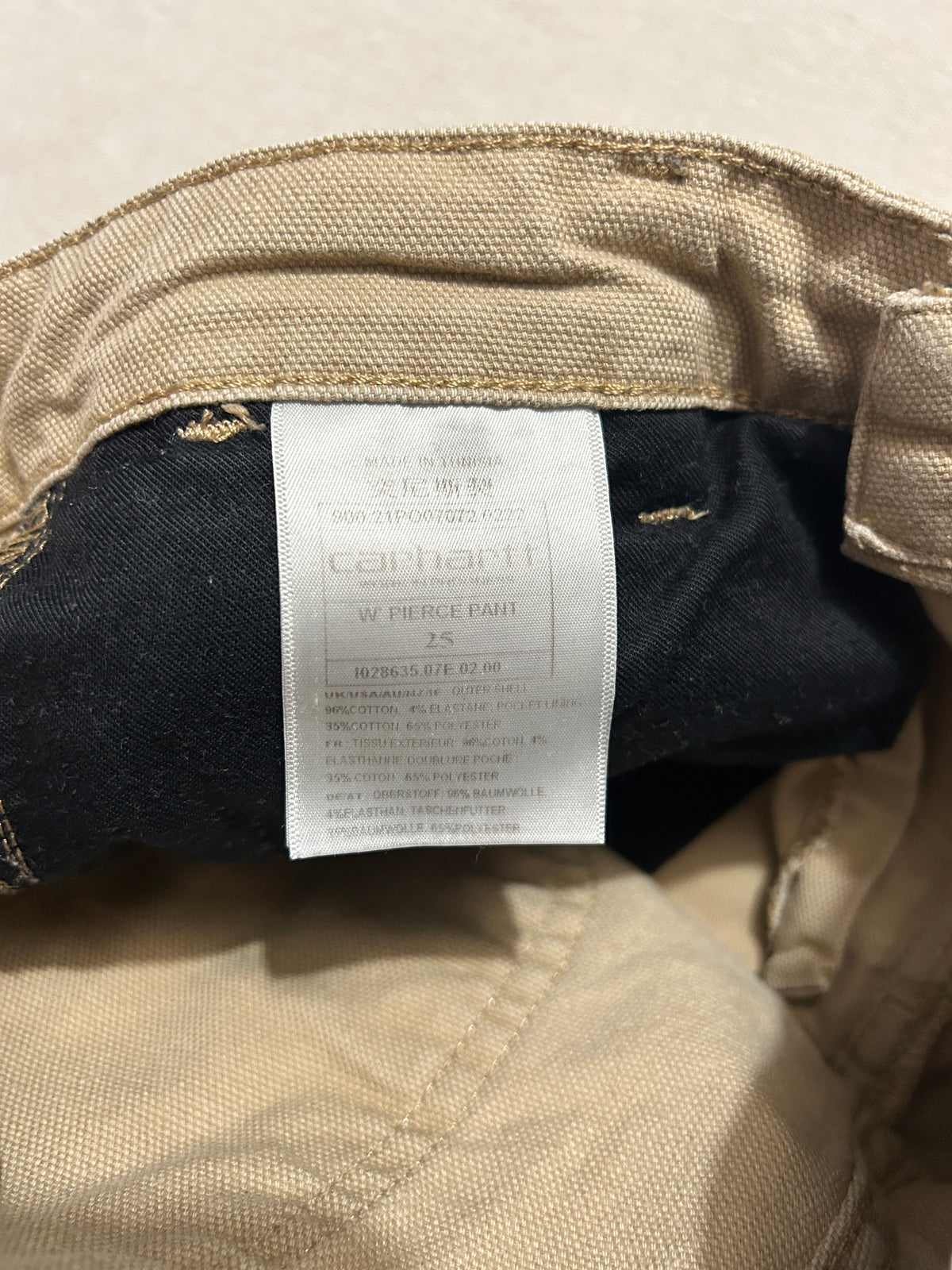 Pant Carhartt WIP – Femme – W25 – Coupe Boyfriend