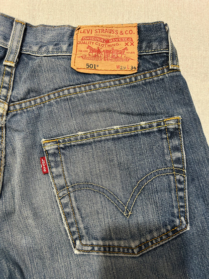 Levi's 501 – Jean Homme – W29 L34 – Bleu Vintage