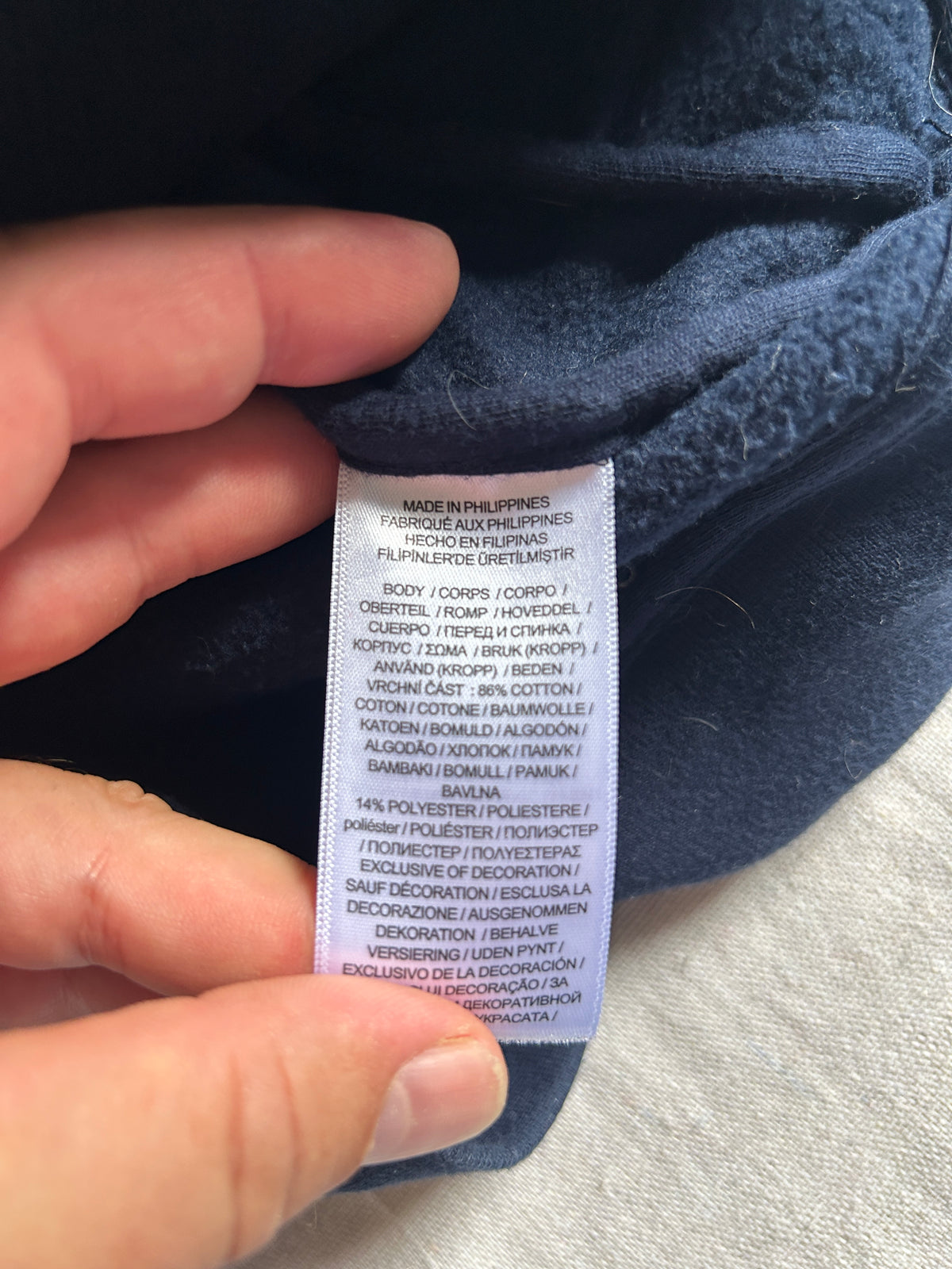 Veste Teddy Polo Ralph Lauren – Bleu marine et jaune – M