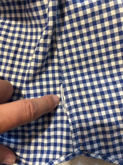Chemise Ralph Lauren Stretch Oxford – Coupe Slim Fit – Bleu et blanc – S