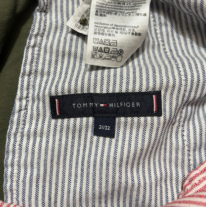 Tommy Hilfiger Bleecker Chino Homme – Coupe Slim – Vert Kaki – W31 L32
