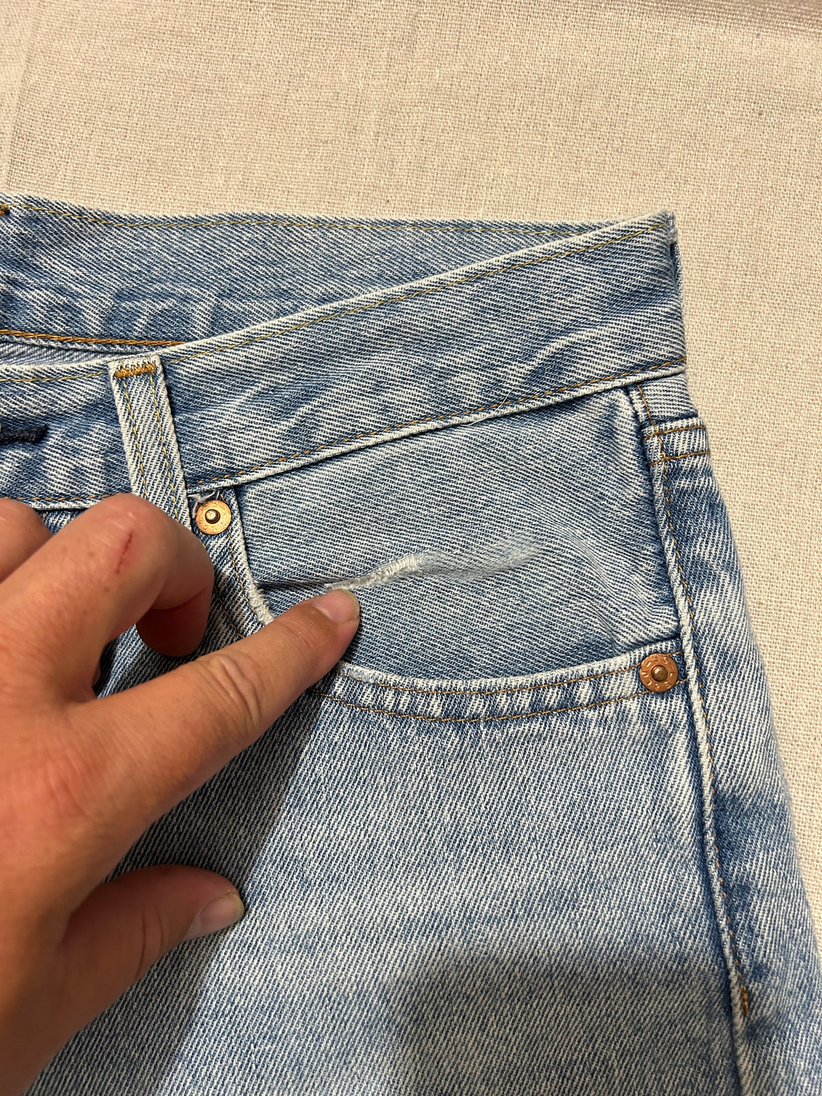 Jean Levi's 551 Z –  Homme – W28 Bleu Clair