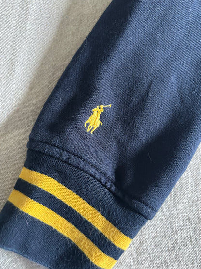 Veste Teddy Polo Ralph Lauren – Bleu marine et jaune – M