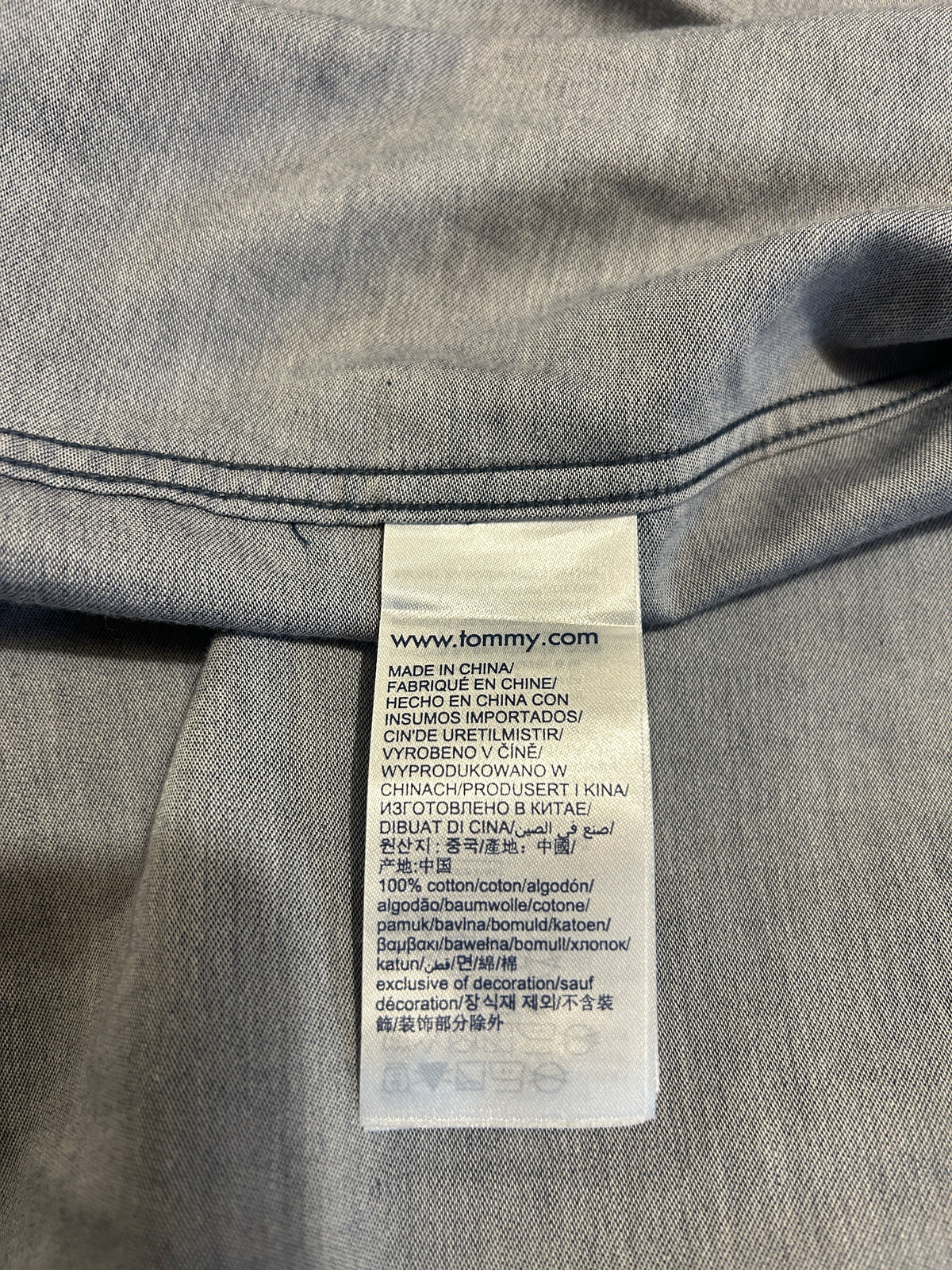 Chemise Tommy Hilfiger Tailored – XS – Bleu Marine