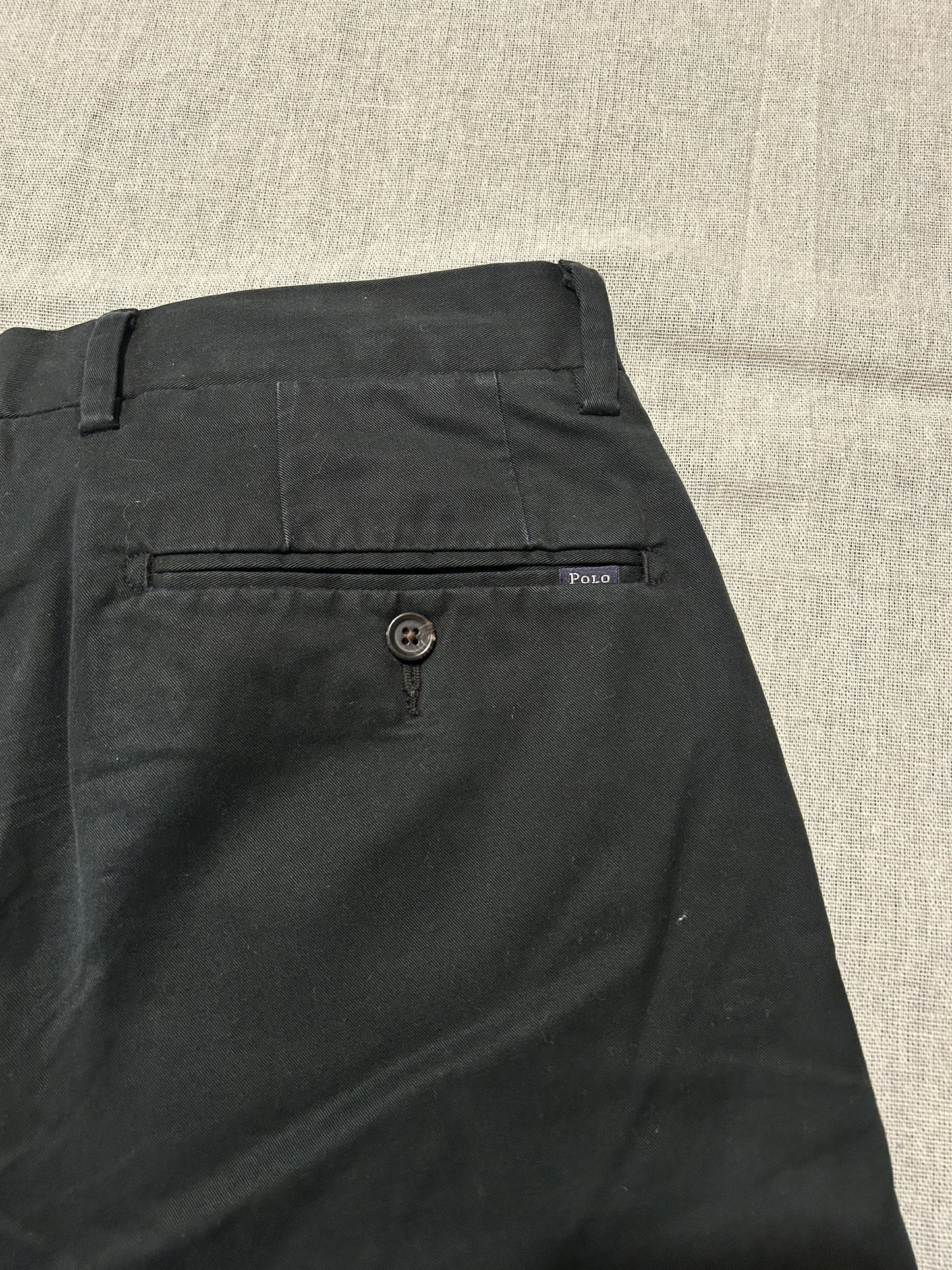Pantalon Chino Stretch • POLO RALPH LAUREN • Taille W30/32 Slim Fit (M / 40) • Noir