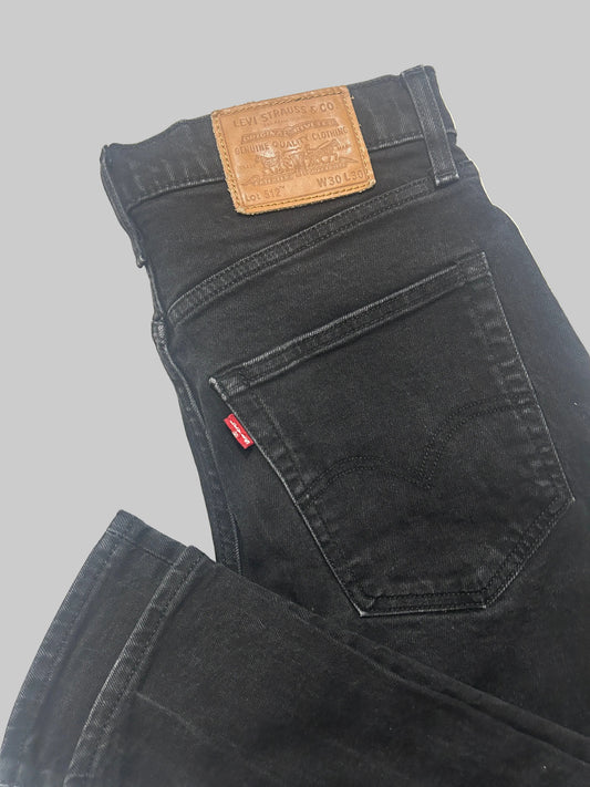 Jean Levi's 512 – Coupe Slim Taper – Noir – W30 L30
