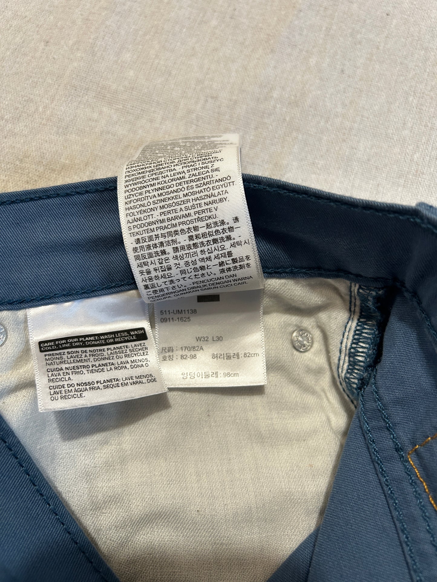 Pantalon Chino Lévi's 511 W32 L30