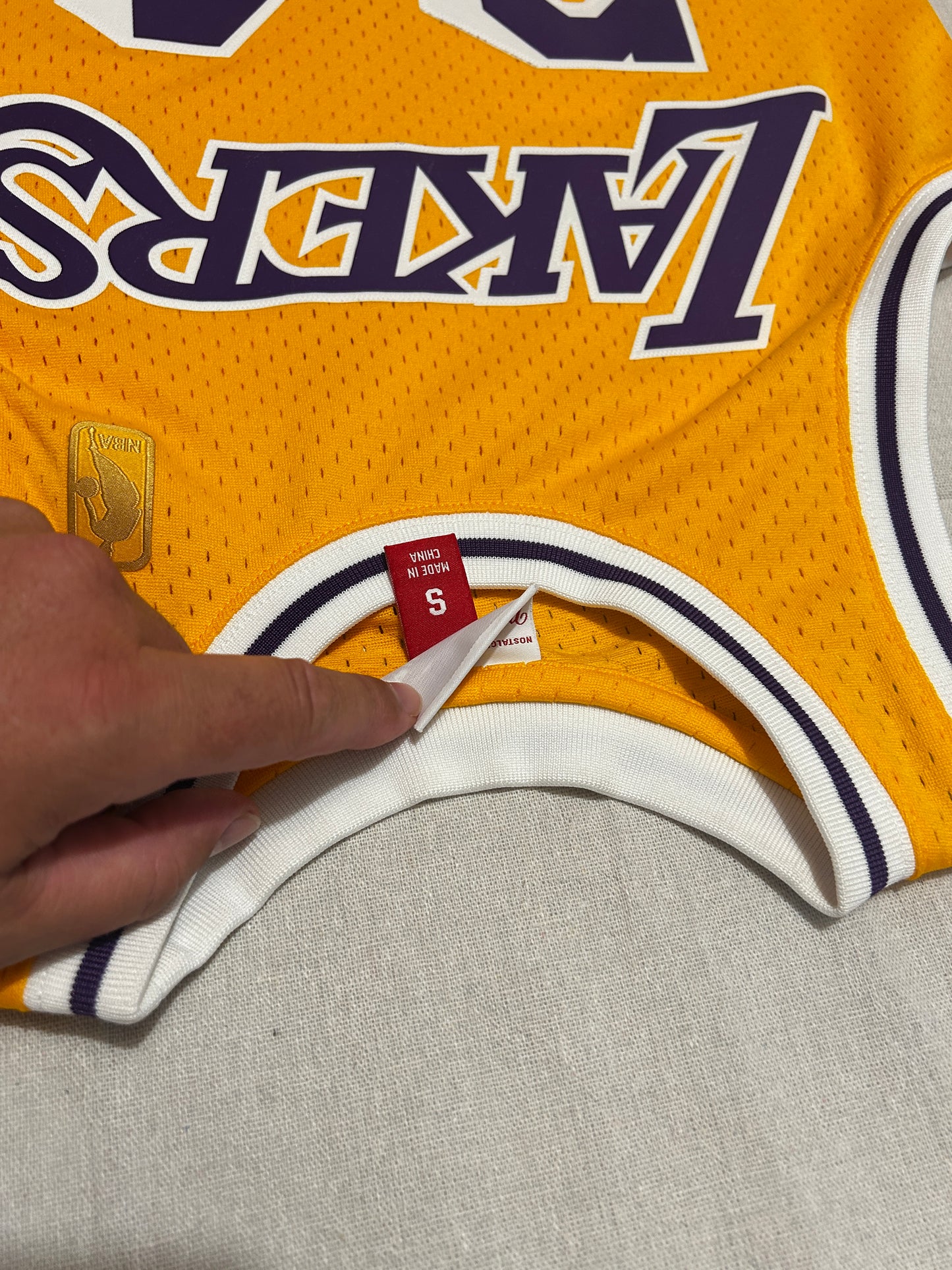 Maillot Basket Mitchell & Ness NBA Lakers T.S