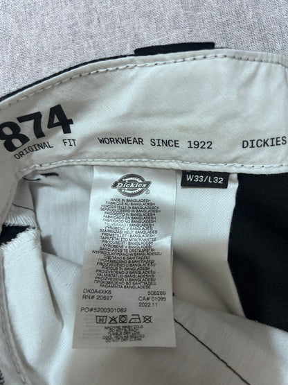 Pantalon Workwear Dickies 874 Original Fit Noir – Taille W32/L32 – Occasion
