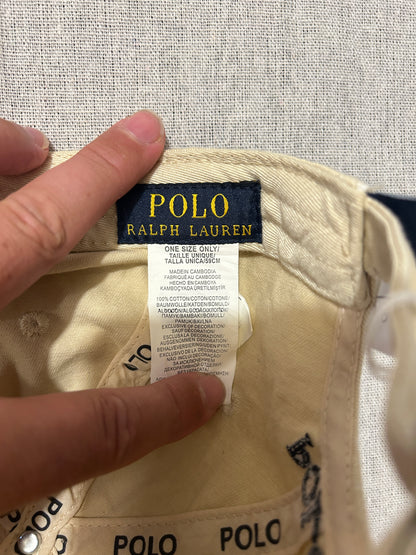 Casquette Classic Chino Cap Beige Ralph Lauren – Taille Unique – Occasion