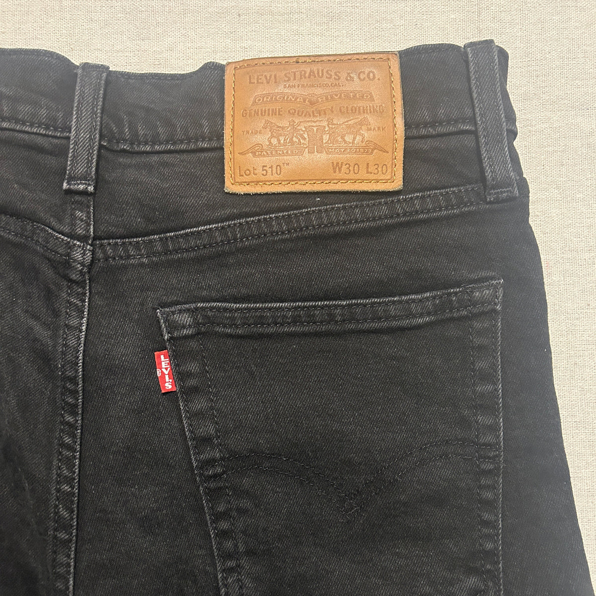 Jean Levi's 510 – Coupe Skinny – Noir – W30 L30