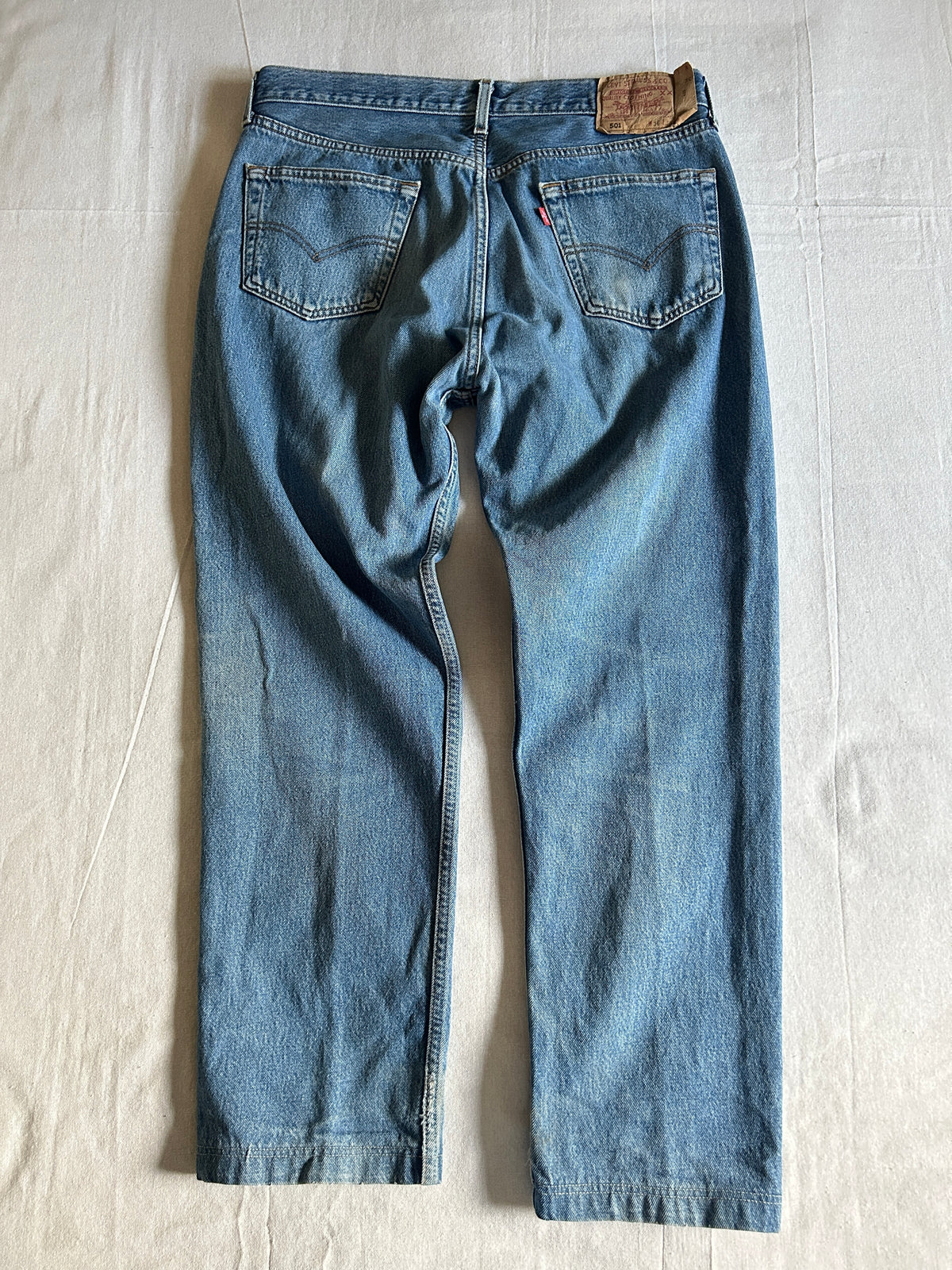 Jean Levi's 501 Vintage – Coupe Droite – Bleu – W36 – Raccourci