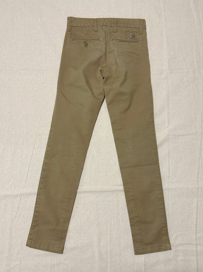 Pantalon Carhartt WIP Chino Sid Pant Homme – Coupe Slim – Beige Sable – W28 L32