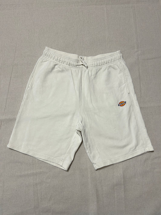 Short Dickies Fleece Homme – Coupe Droite – Blanc Écru – Taille S