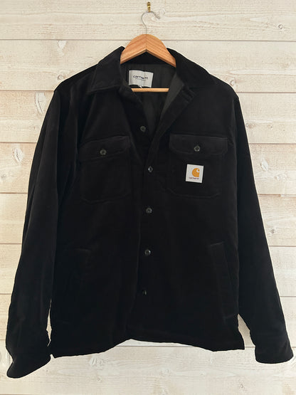 Veste Carhartt WIP – Whitsome Shirt Jac Velours Côtelé Homme – Taille XS – Noir
