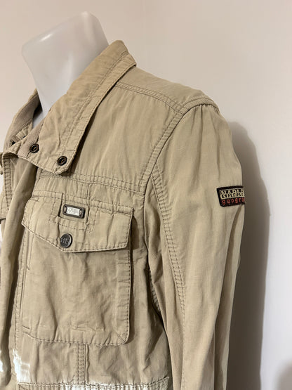 Veste Saharienne Napapijri Homme – Taille M Beige