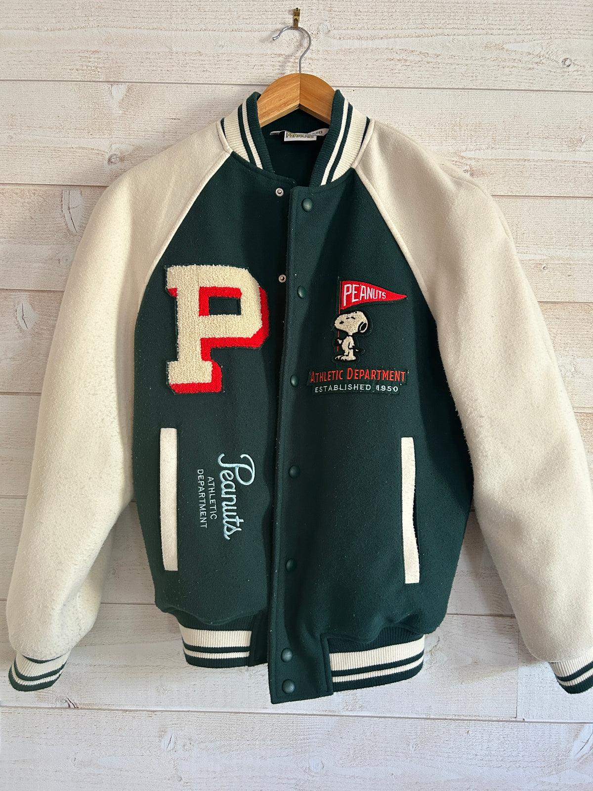 Veste Teddy Zara x Peanuts Snoopy  – Coupe Oversize – Taille S