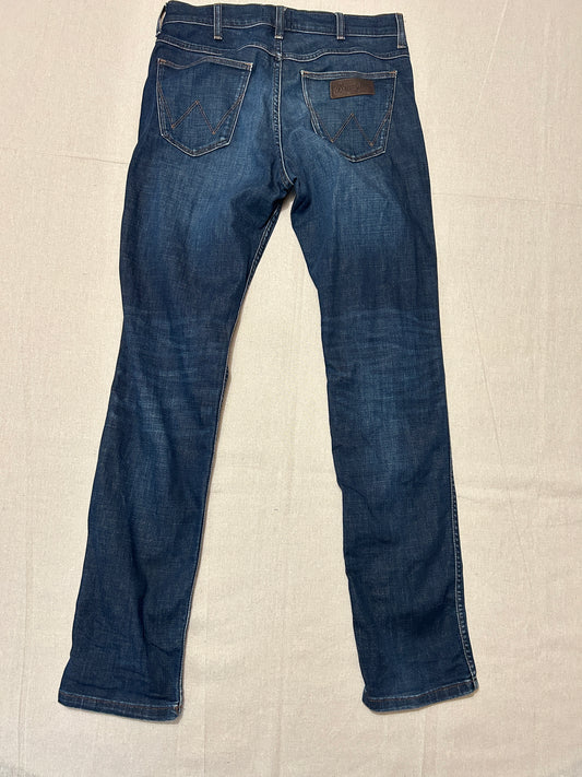 Jean Wrangler – Homme – W30 L34 – Bleu Délavé